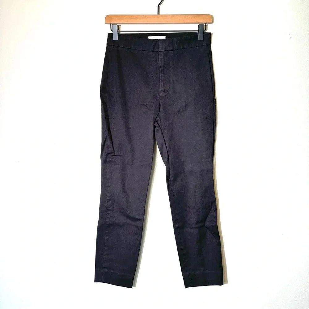 Everlane Work Pants Cropped Trousers Stretch Black Women’s Size 2 Office Career